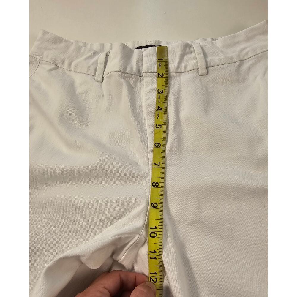 Nydj Size 6 White Ankle Pants Slacks Lift Tuck Euc 30x27 Midrise Career Casual — image 6 of 6